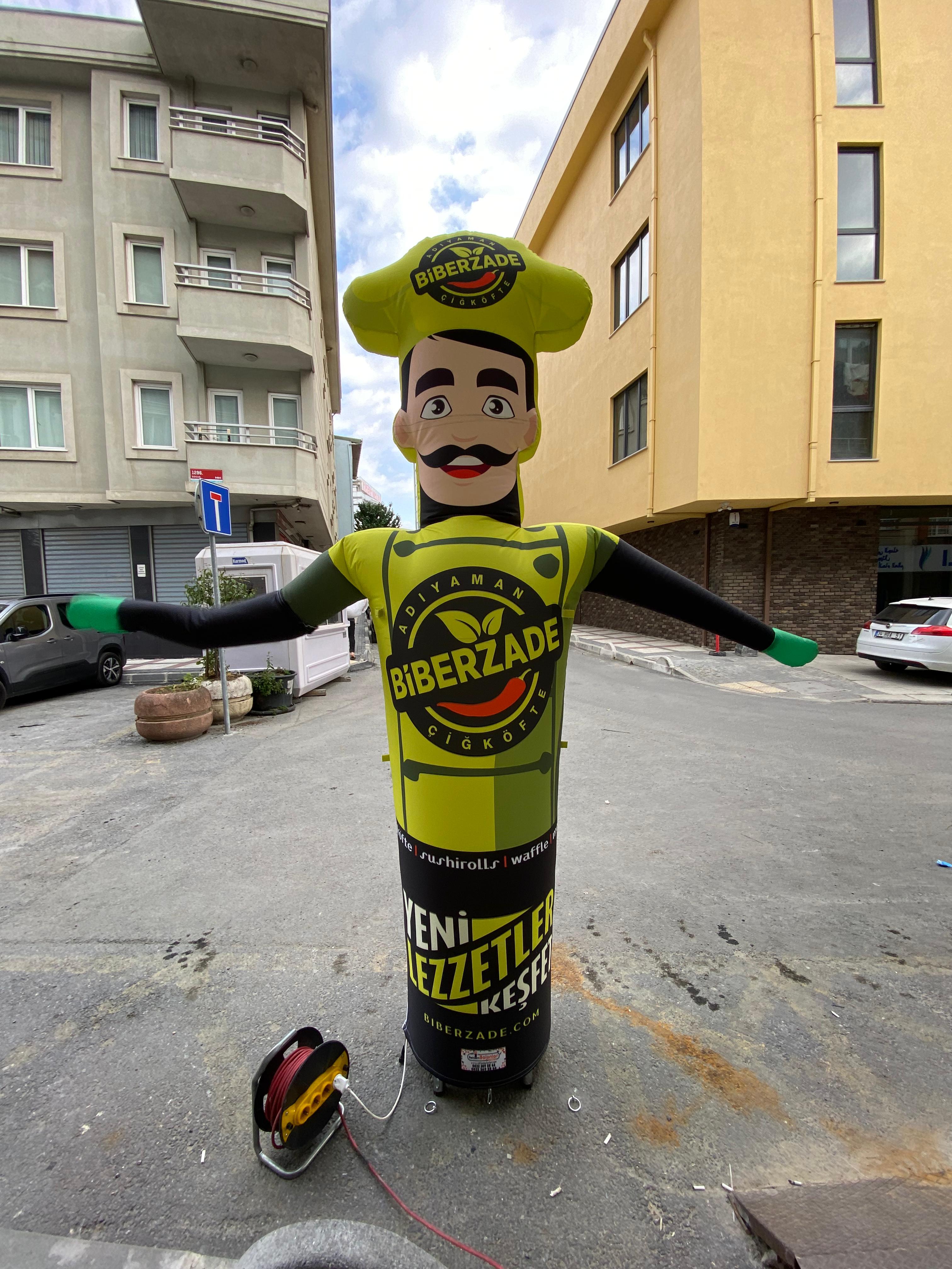 Gel Gel Balon Aşçı Figür Reklam